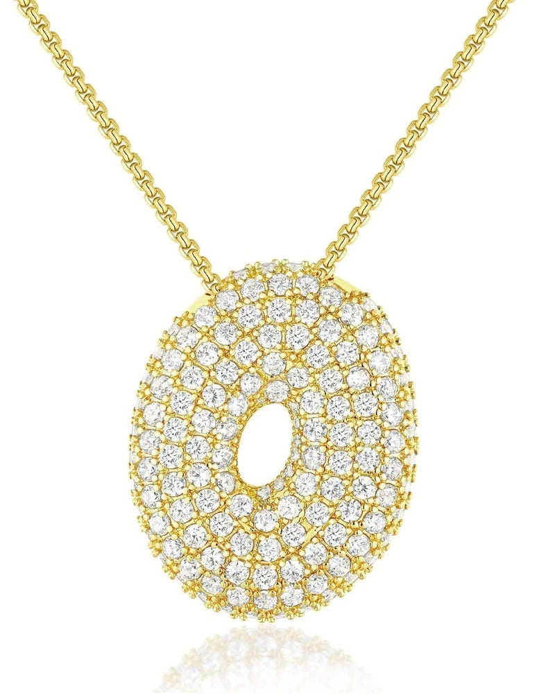 Personalisierte Bubble Kette – Alphabet-Halskette für den Alltag