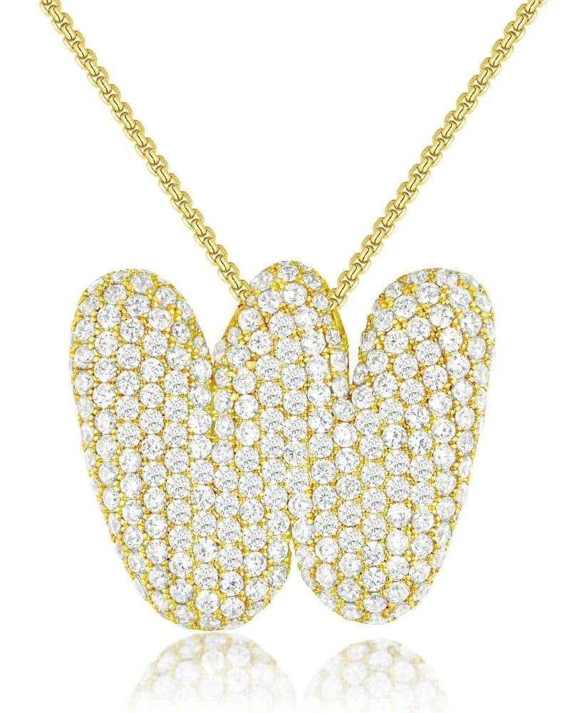 Personalisierte Bubble Kette – Alphabet-Halskette für den Alltag