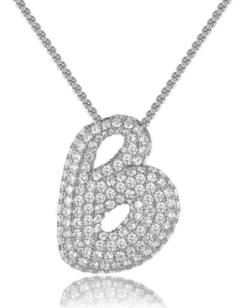 Personalisierte Bubble Kette – Alphabet-Halskette für den Alltag