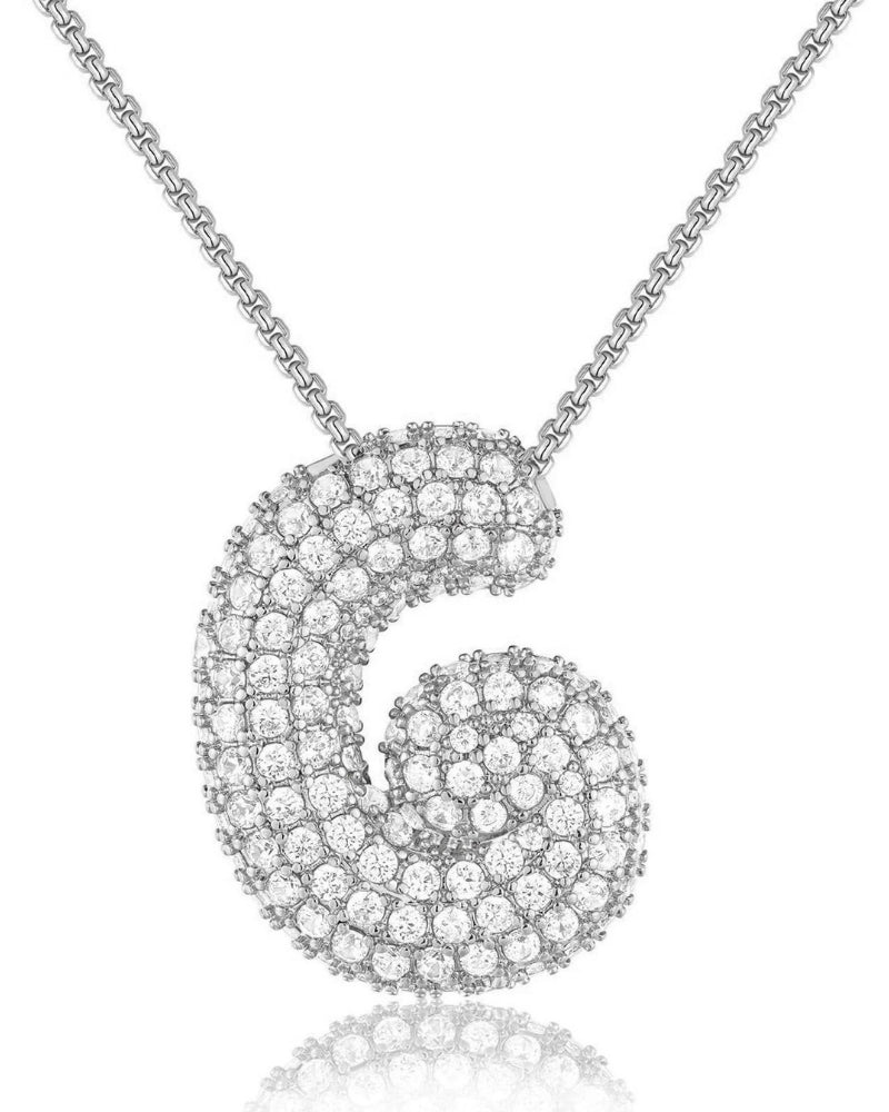 Personalisierte Bubble Kette – Alphabet-Halskette für den Alltag