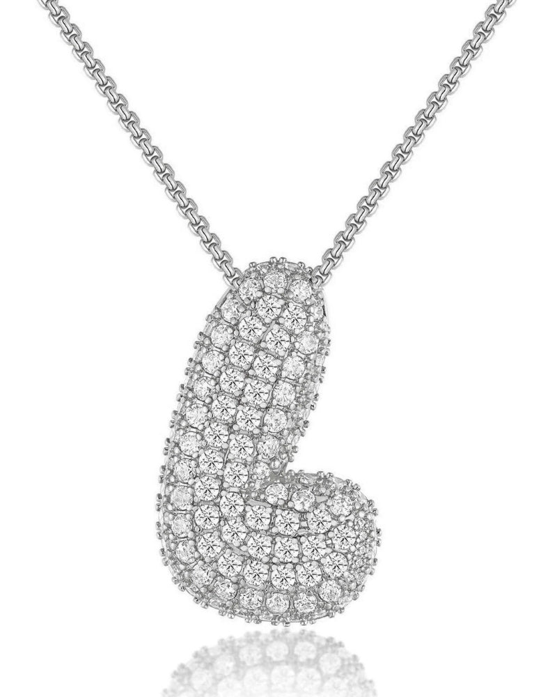 Personalisierte Bubble Kette – Alphabet-Halskette für den Alltag