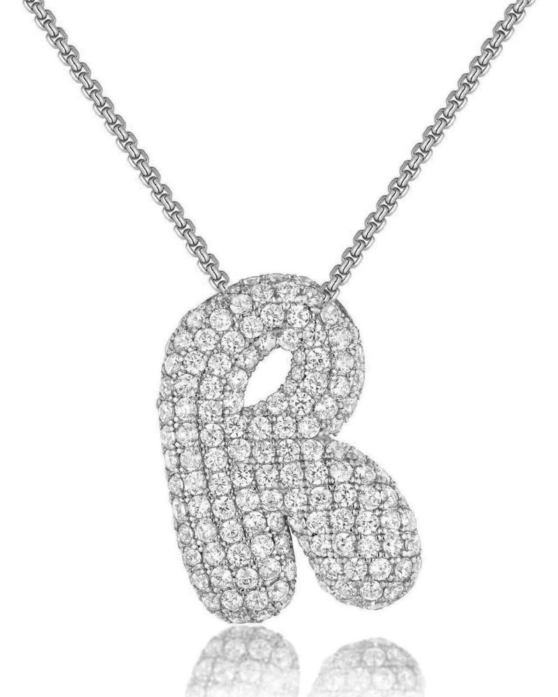 Personalisierte Bubble Kette – Alphabet-Halskette für den Alltag