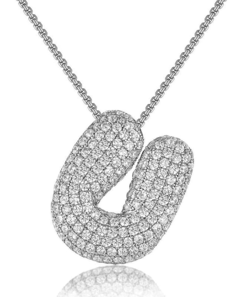 Personalisierte Bubble Kette – Alphabet-Halskette für den Alltag