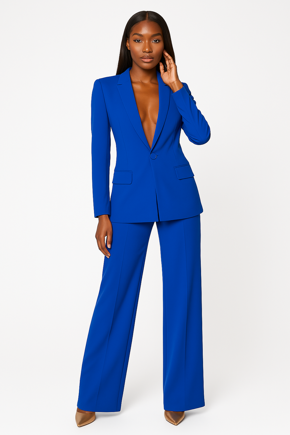 Damen Blazer & Hosen Set – Elegantes Business Outfit