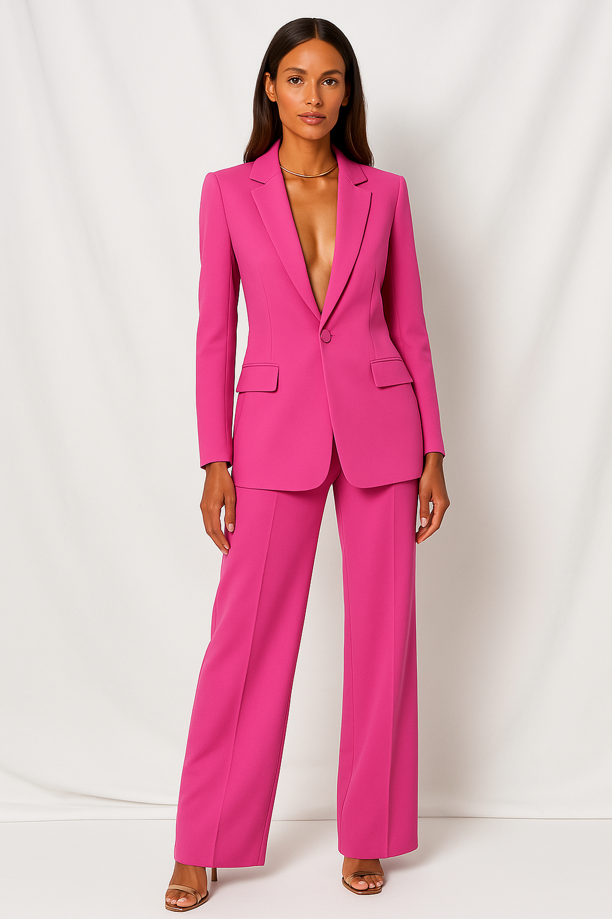 Damen Blazer & Hosen Set – Elegantes Business Outfit