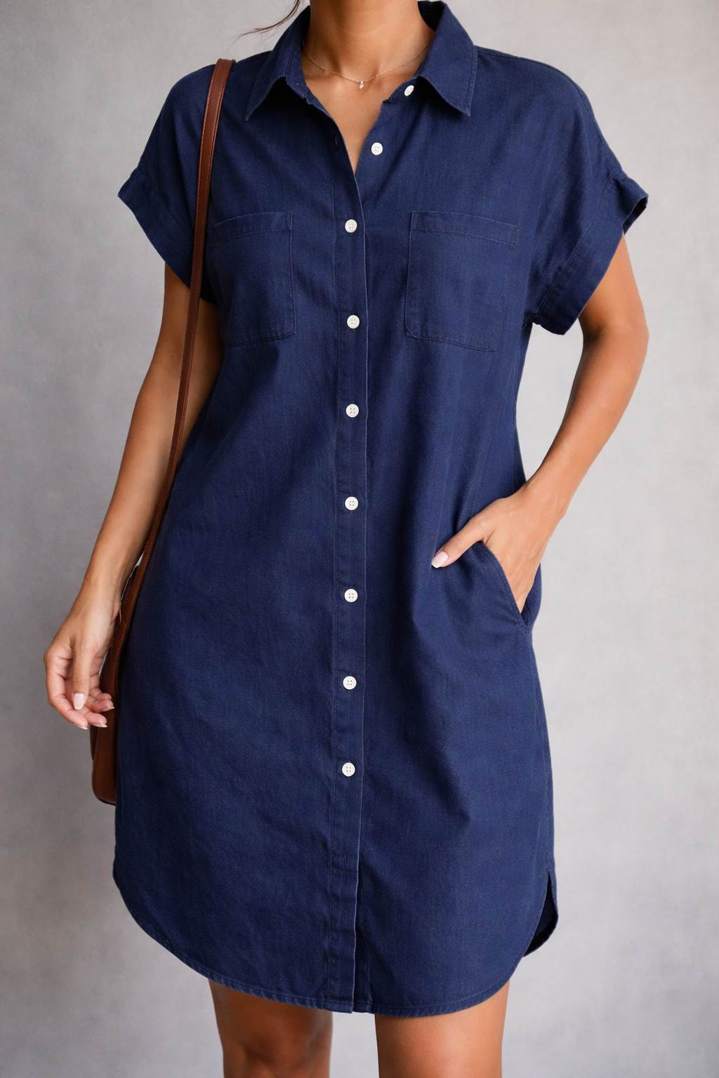 Luftiges Vintage Sommerkleid für Damen | Midi