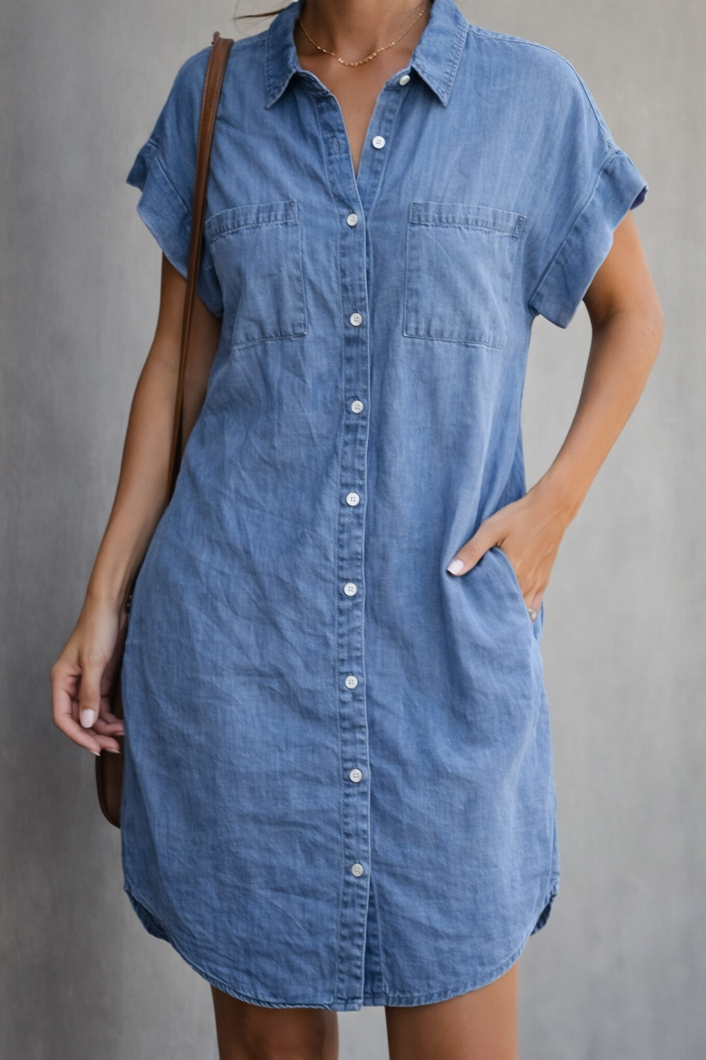 Luftiges Vintage Sommerkleid für Damen | Midi