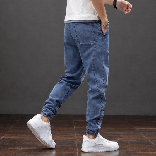 Stefan | Herren Jogger Jeans Mit Kordelzug