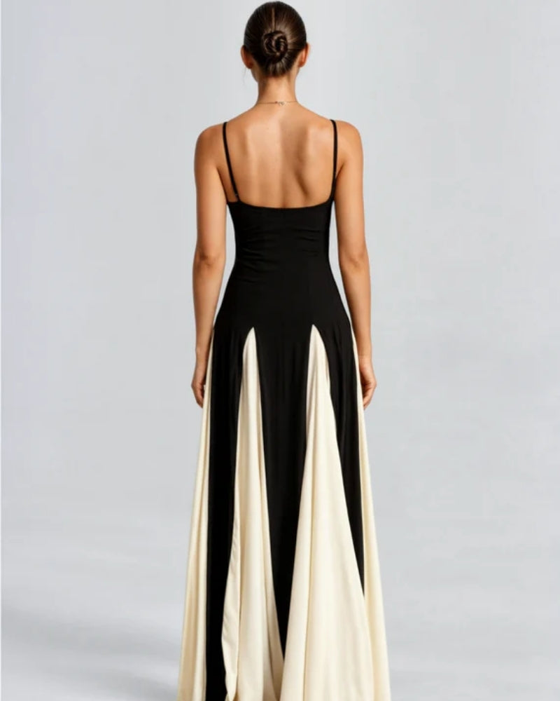 Abendkleid Damen – Maxikleid mit fließender Silhouette für Tag und Abend