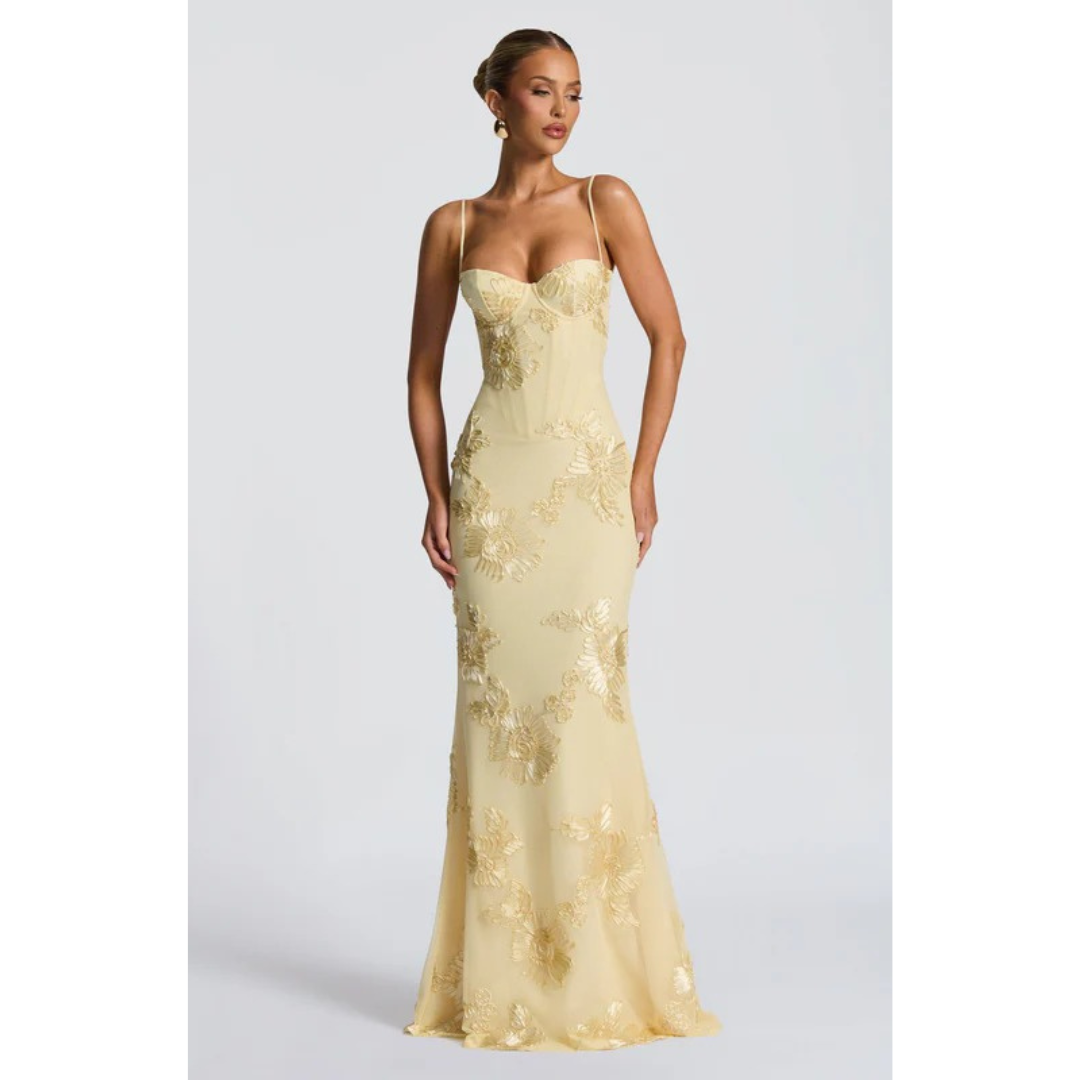 Agnes | Damen Kleid Hochzeitsgast Blumen