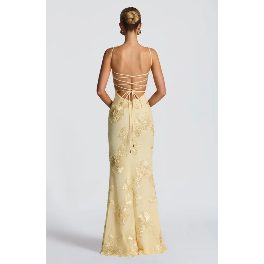 Agnes | Damen Kleid Hochzeitsgast Blumen