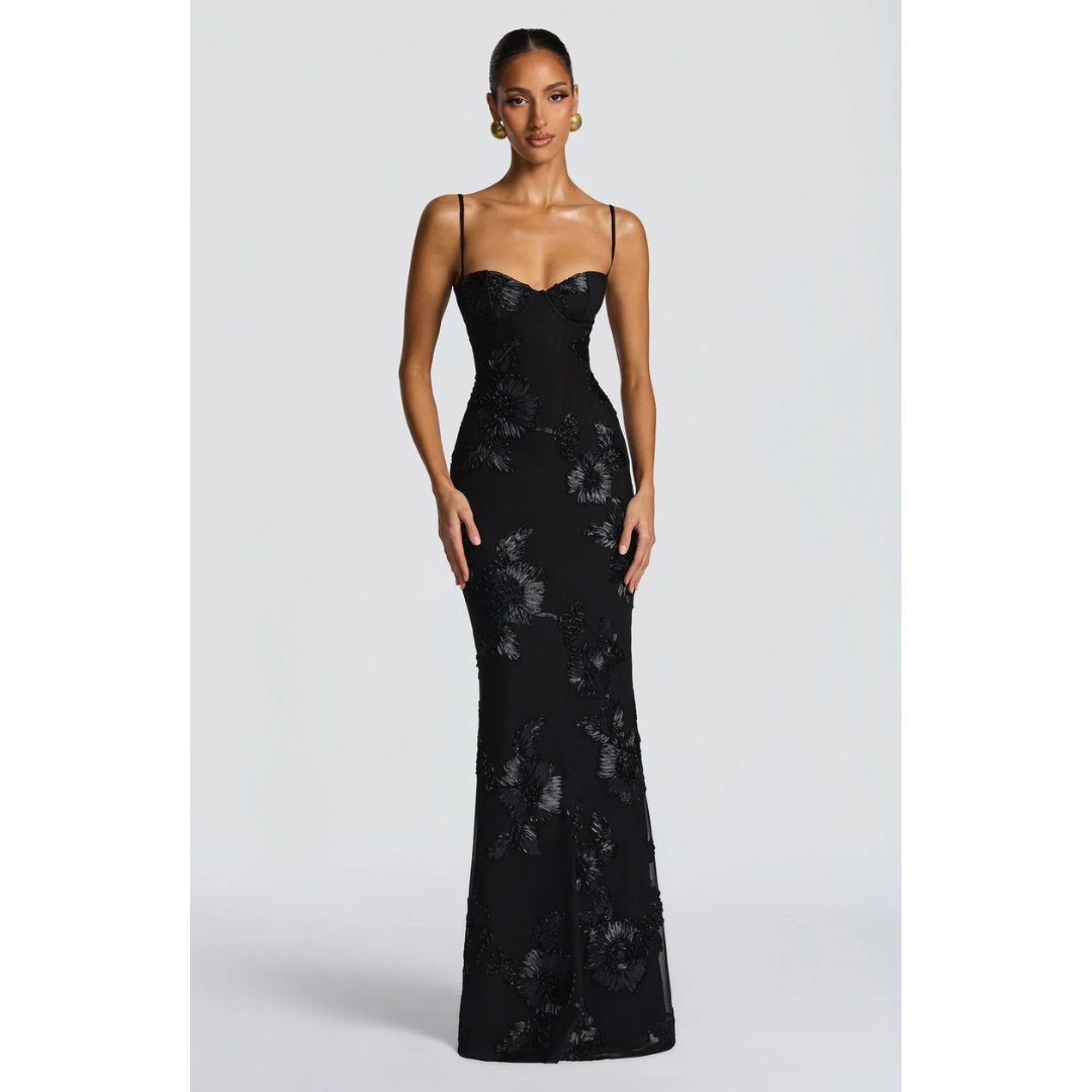 Agnes | Damen Kleid Hochzeitsgast Blumen