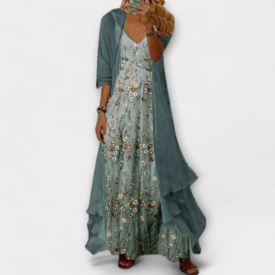 Aileen | Damen Kleid Maxi