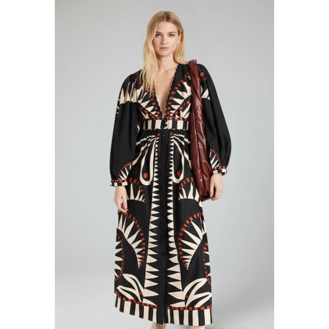 Alessia | Damen Kleid Maxi Für Sommer Und Urlaub