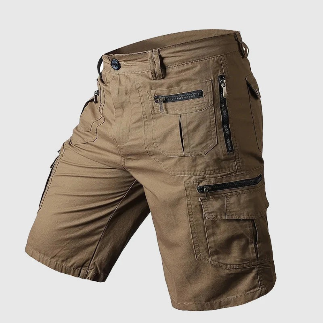 Anton | Herren Cargo Shorts Mit Reißverschluss Taschen Für Sommer