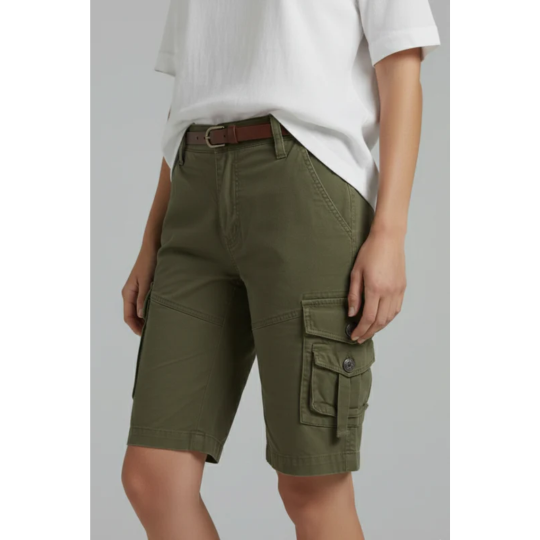 Antonia | Damen Cargo Shorts Mit Taschen Für Alltag