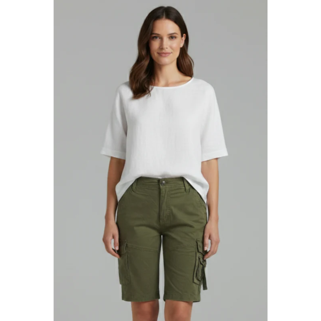 Antonia | Damen Cargo Shorts Mit Taschen Für Alltag