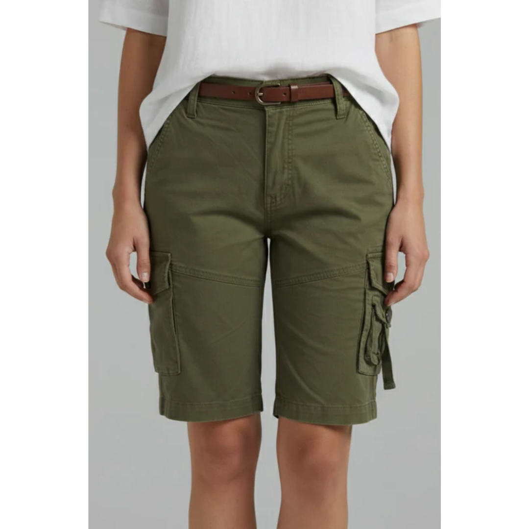 Antonia | Damen Cargo Shorts Mit Taschen Für Alltag