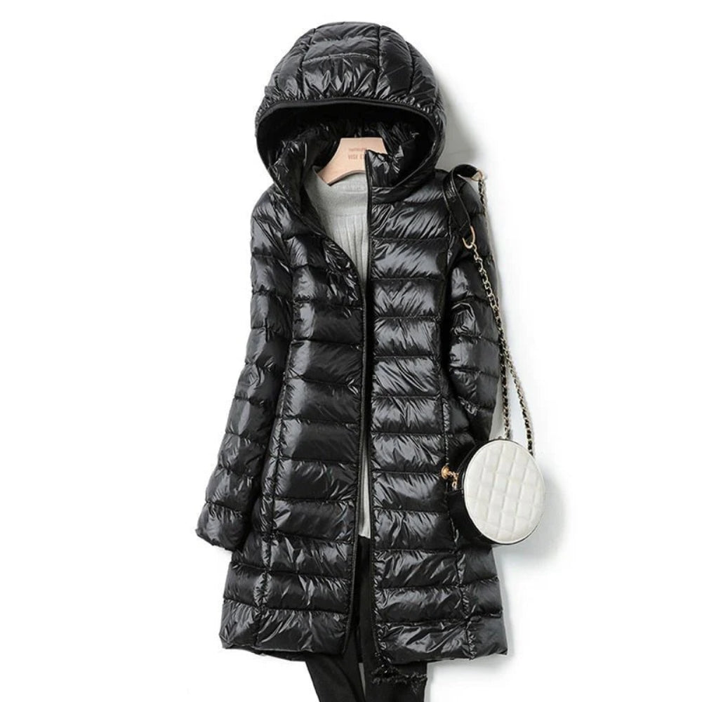 Atmungsaktive Winterjacke Damen - Leichte Langarm-Jacke