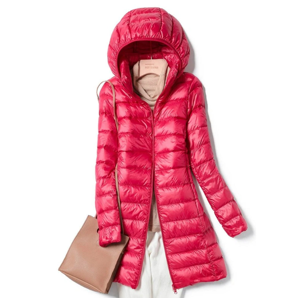Atmungsaktive Winterjacke Damen - Leichte Langarm-Jacke