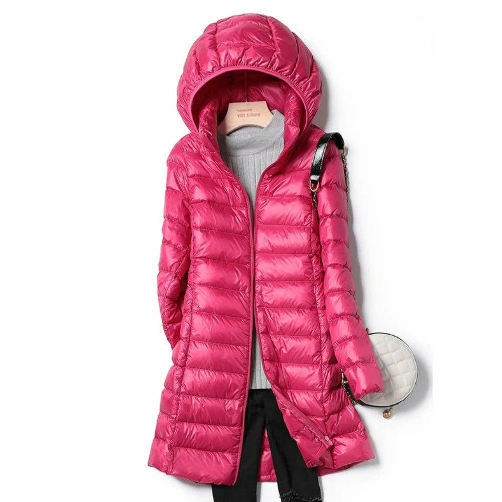Atmungsaktive Winterjacke Damen - Leichte Langarm-Jacke