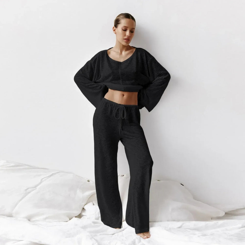 Atmungsaktives Pyjama-Set - Bequeme Freizeitkleidung für Tag und Nacht