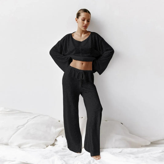 Atmungsaktives Pyjama-Set - Bequeme Freizeitkleidung für Tag und Nacht