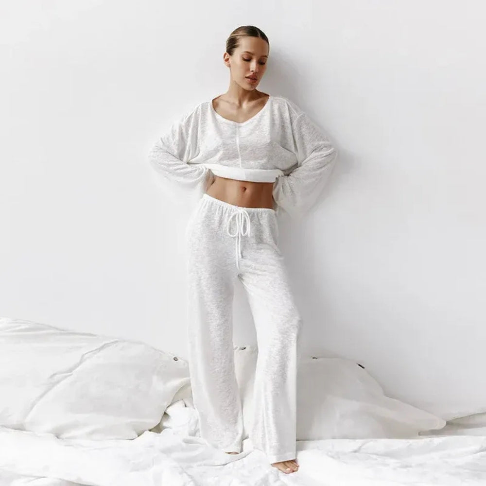 Atmungsaktives Pyjama-Set - Bequeme Freizeitkleidung für Tag und Nacht