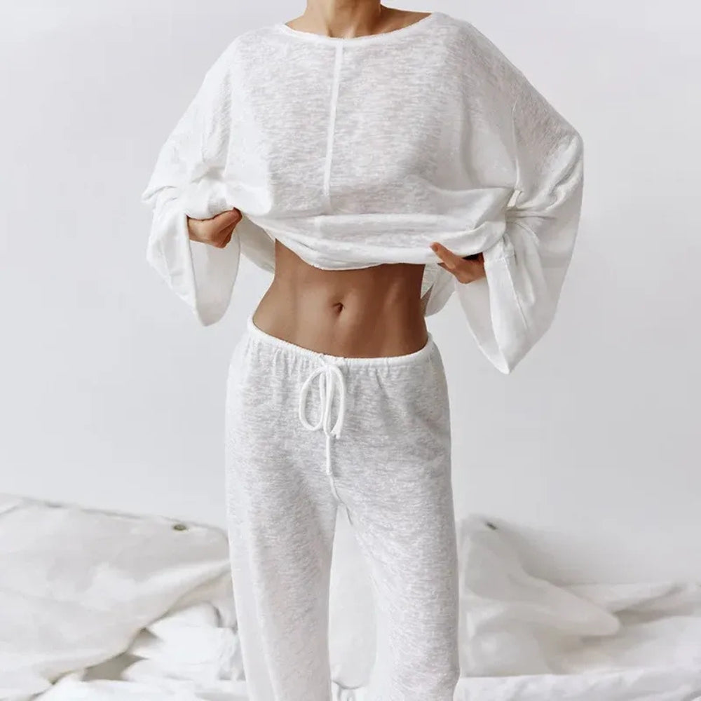 Atmungsaktives Pyjama-Set - Bequeme Freizeitkleidung für Tag und Nacht
