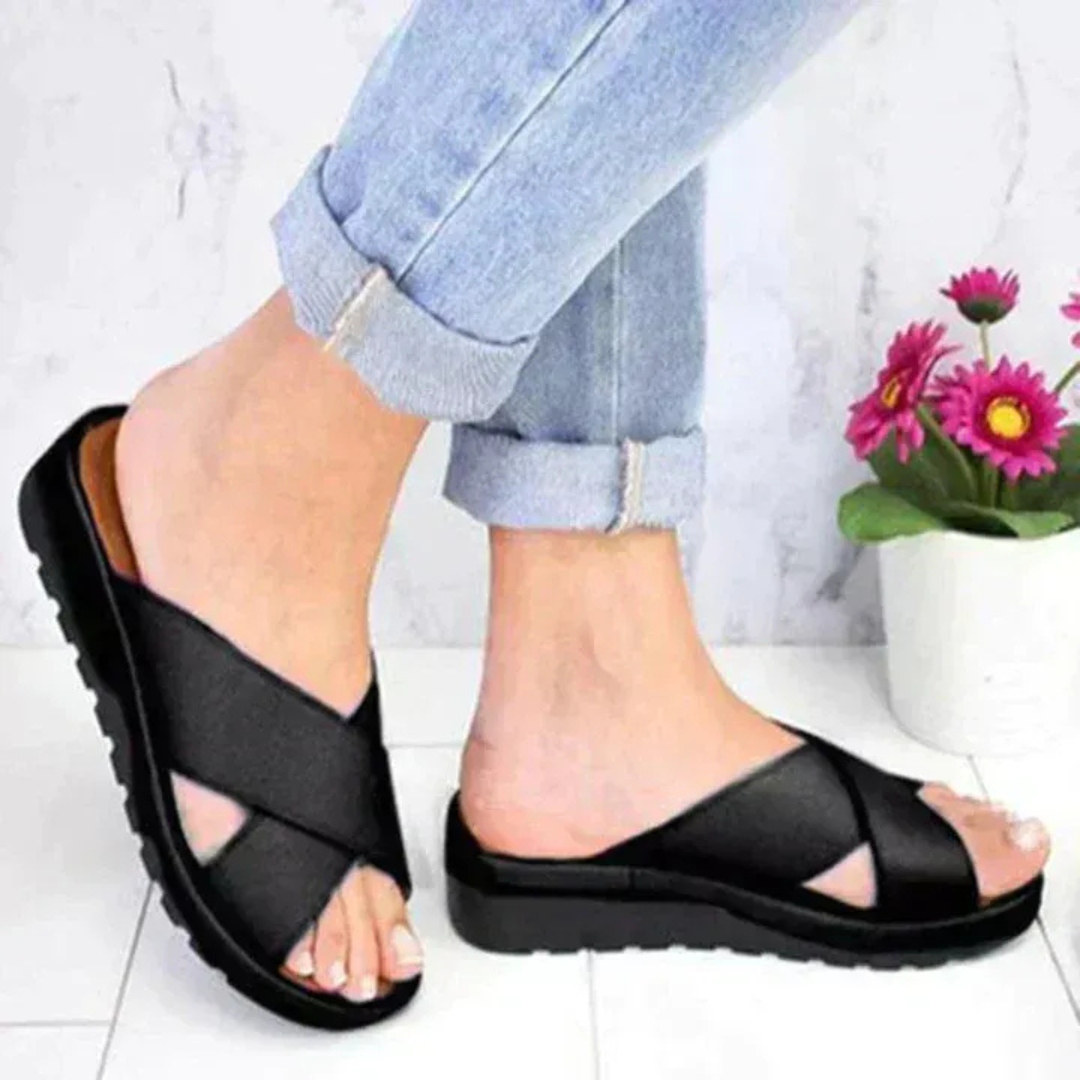 Aylin | Damen Sandalen Flach Reise Alltag Stil