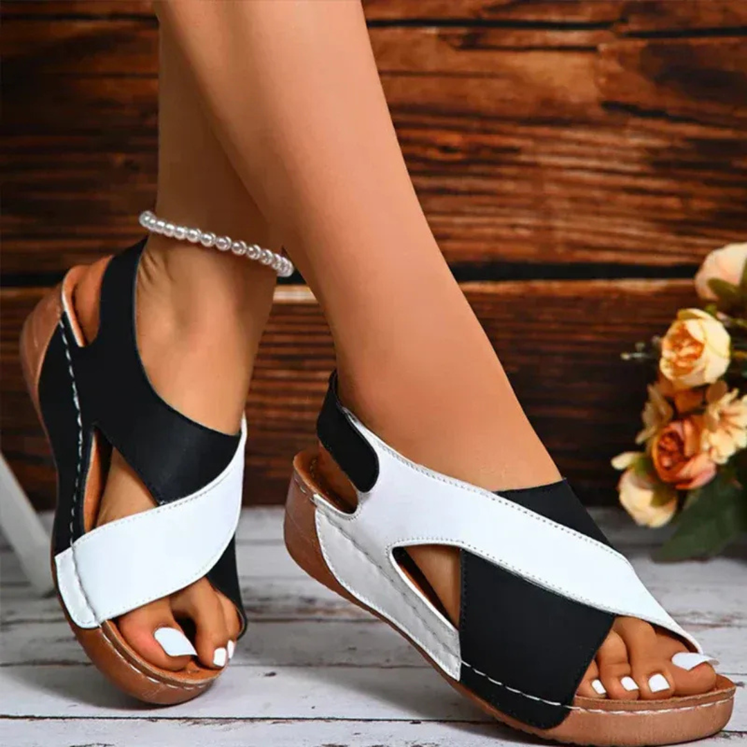 Bella | Damen Sandalen Riemchen Sommer Bequem Komfort