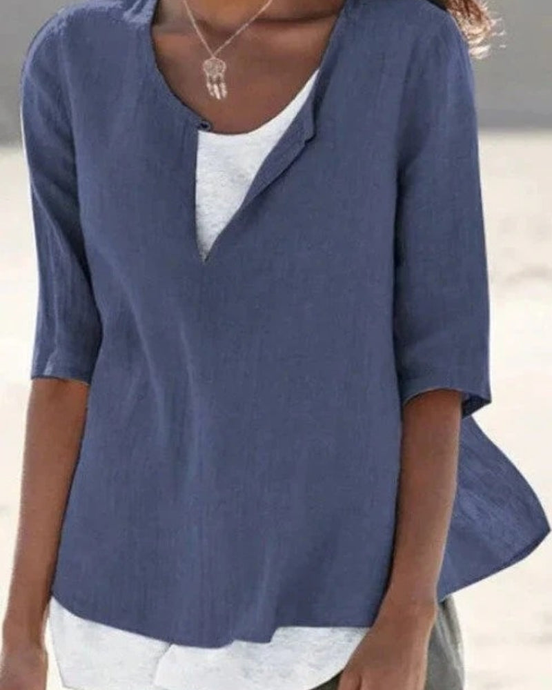 Bluse für Damen – Lagenoptik für sommerliche Outfits