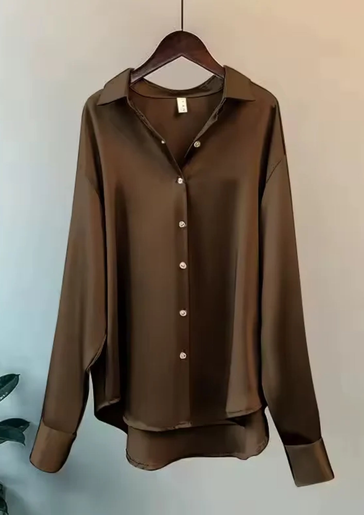 Bluse mit klassischem Kragen – Locker geschnittene Bluse für Alltag und Büro