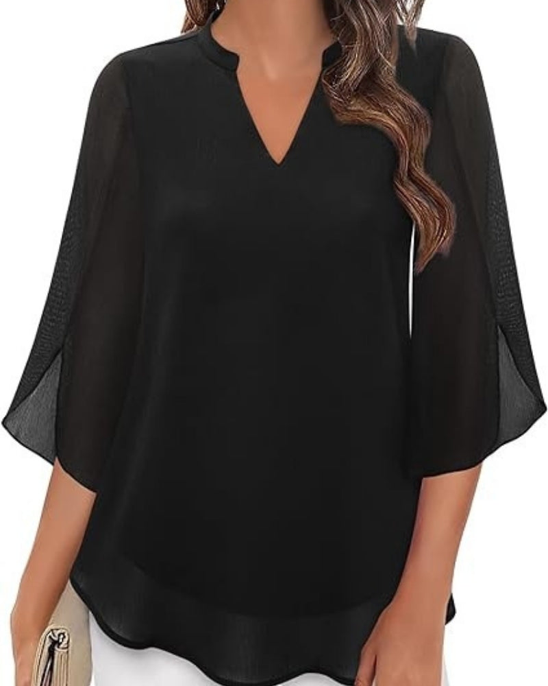Bluse mit moderner Silhouette – Vielseitige Alltagsbluse für Damen