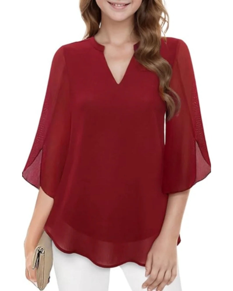 Bluse mit moderner Silhouette – Vielseitige Alltagsbluse für Damen