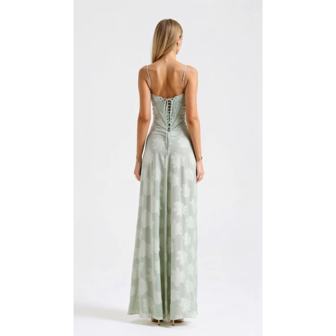 Brigitte | Damen Maxi Kleid Für Hochzeitsgast Im Slip Stil
