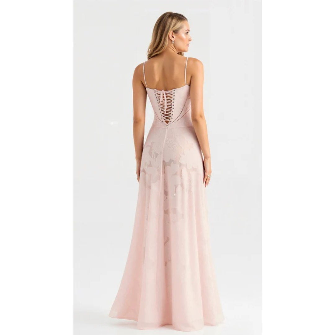 Brigitte | Damen Maxi Kleid Für Hochzeitsgast Im Slip Stil