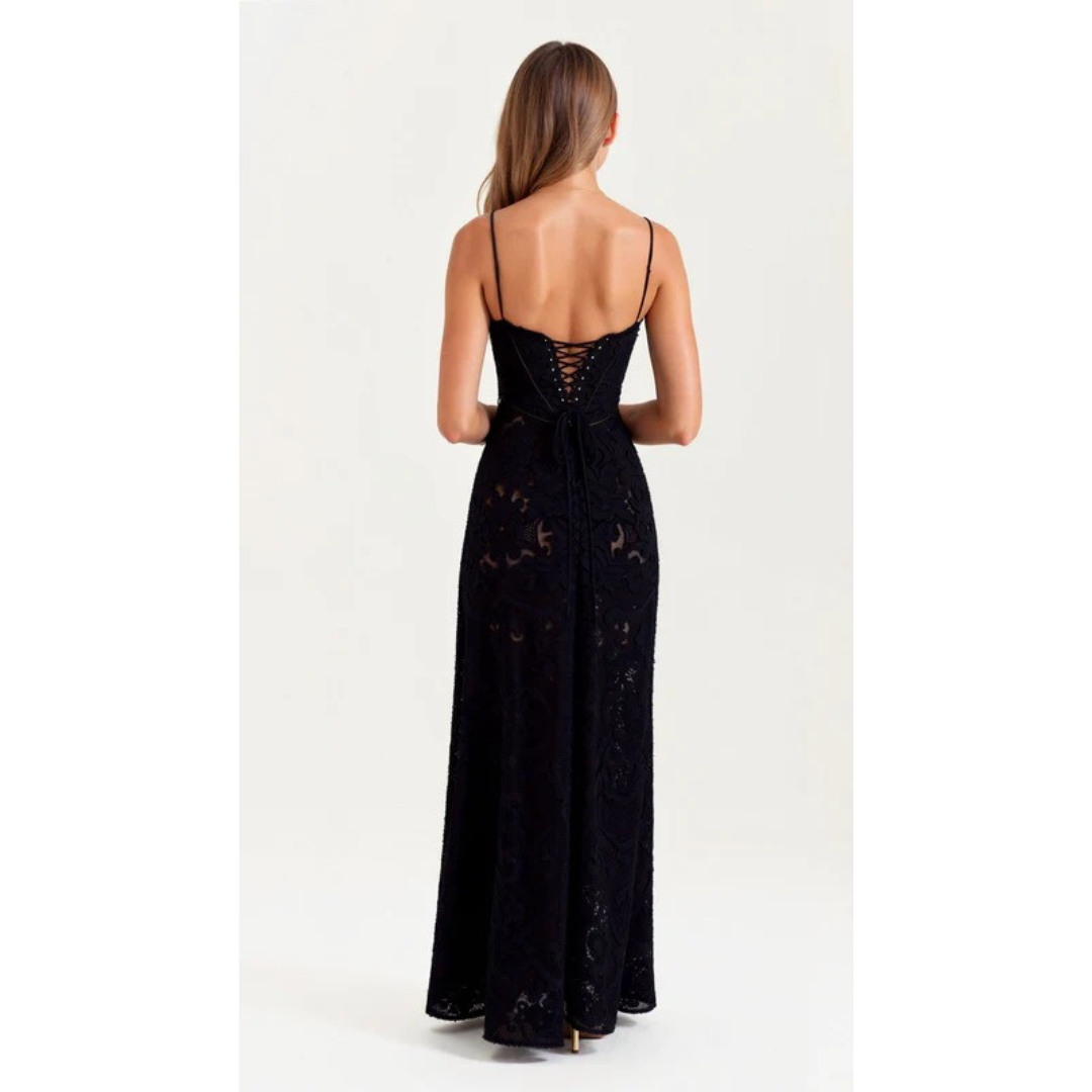 Brigitte | Damen Maxi Kleid Für Hochzeitsgast Im Slip Stil