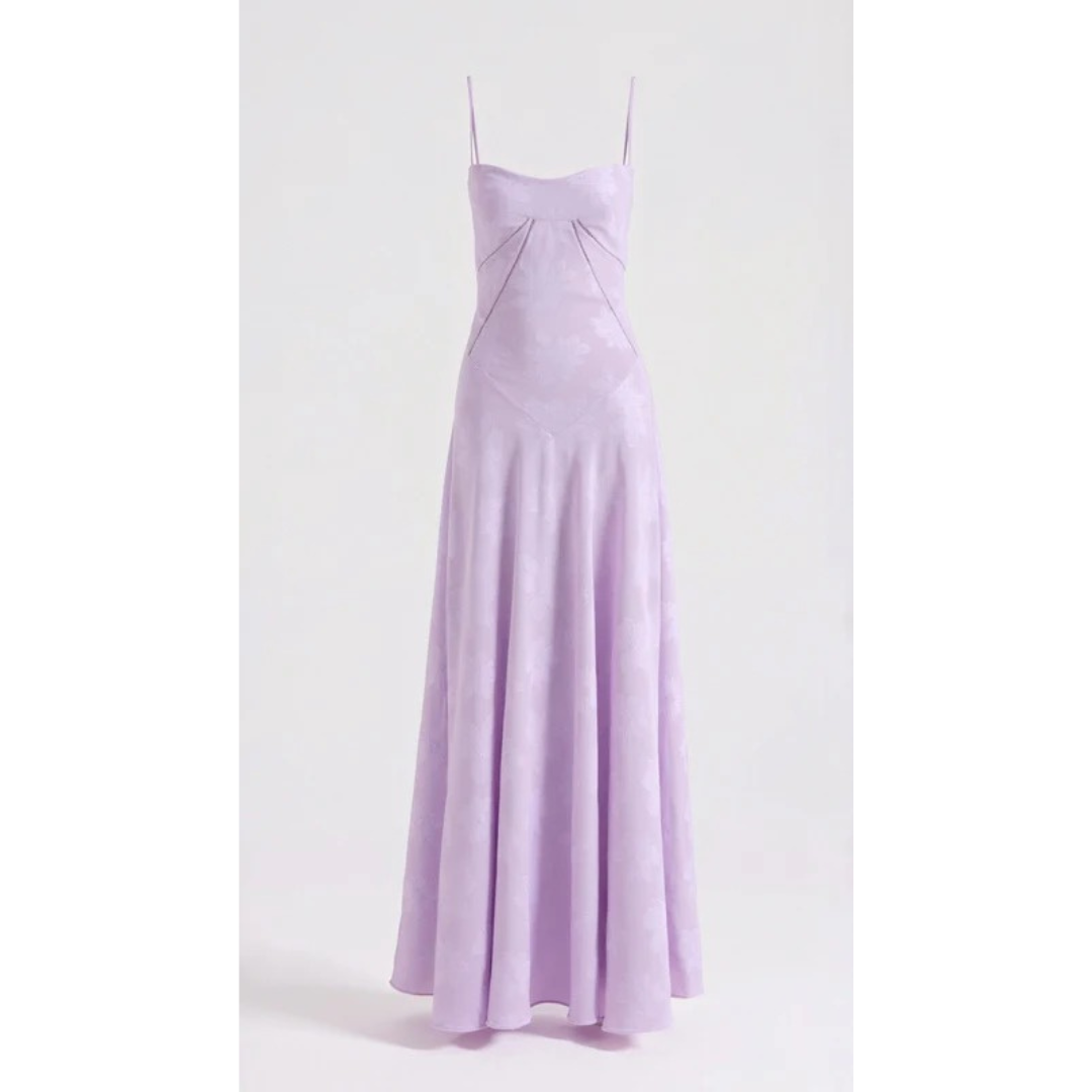 Brigitte | Damen Maxi Kleid Für Hochzeitsgast Im Slip Stil