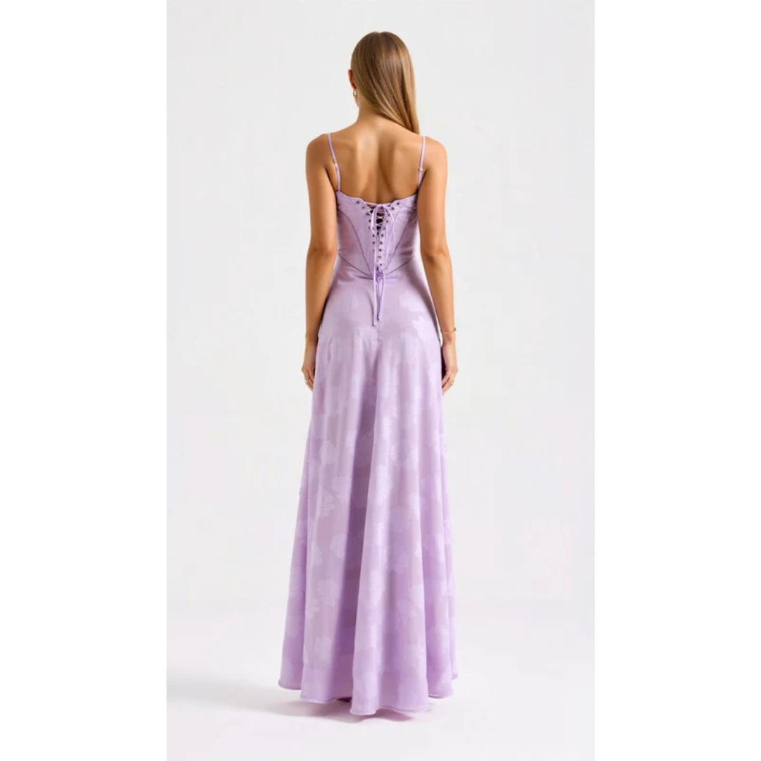 Brigitte | Damen Maxi Kleid Für Hochzeitsgast Im Slip Stil