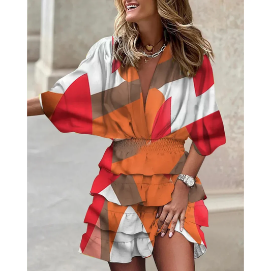 Camila | Damen Stilvolles Boho Minikleid
