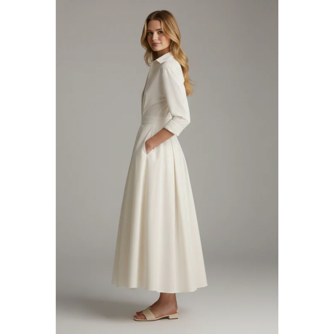 Camilla | Damen Midikleid Für Sommer Und Strand