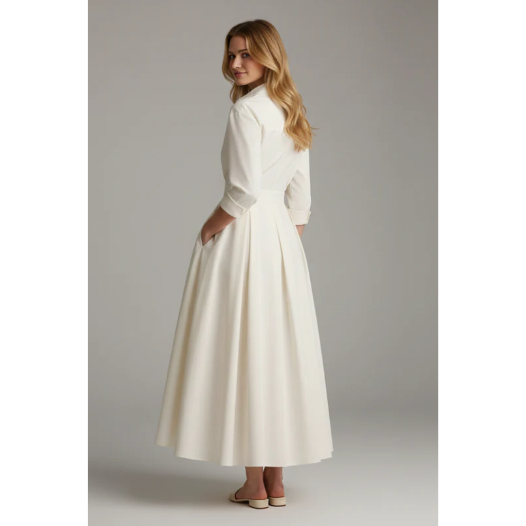 Camilla | Damen Midikleid Für Sommer Und Strand