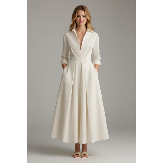 Camilla | Damen Midikleid Für Sommer Und Strand