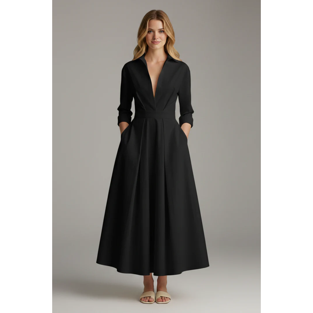 Camilla | Damen Midikleid Für Sommer Und Strand