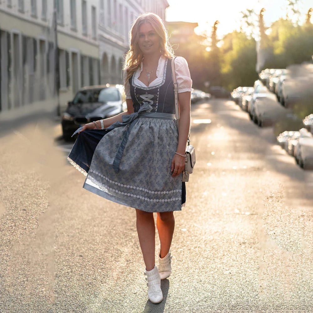 Cannstatter bayerisches Dirndlkleid – Festliche Oktoberfestkleider für Damen