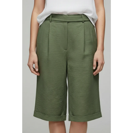 Carla | Damen Shorts Mit Hoher Taille Für Alltag