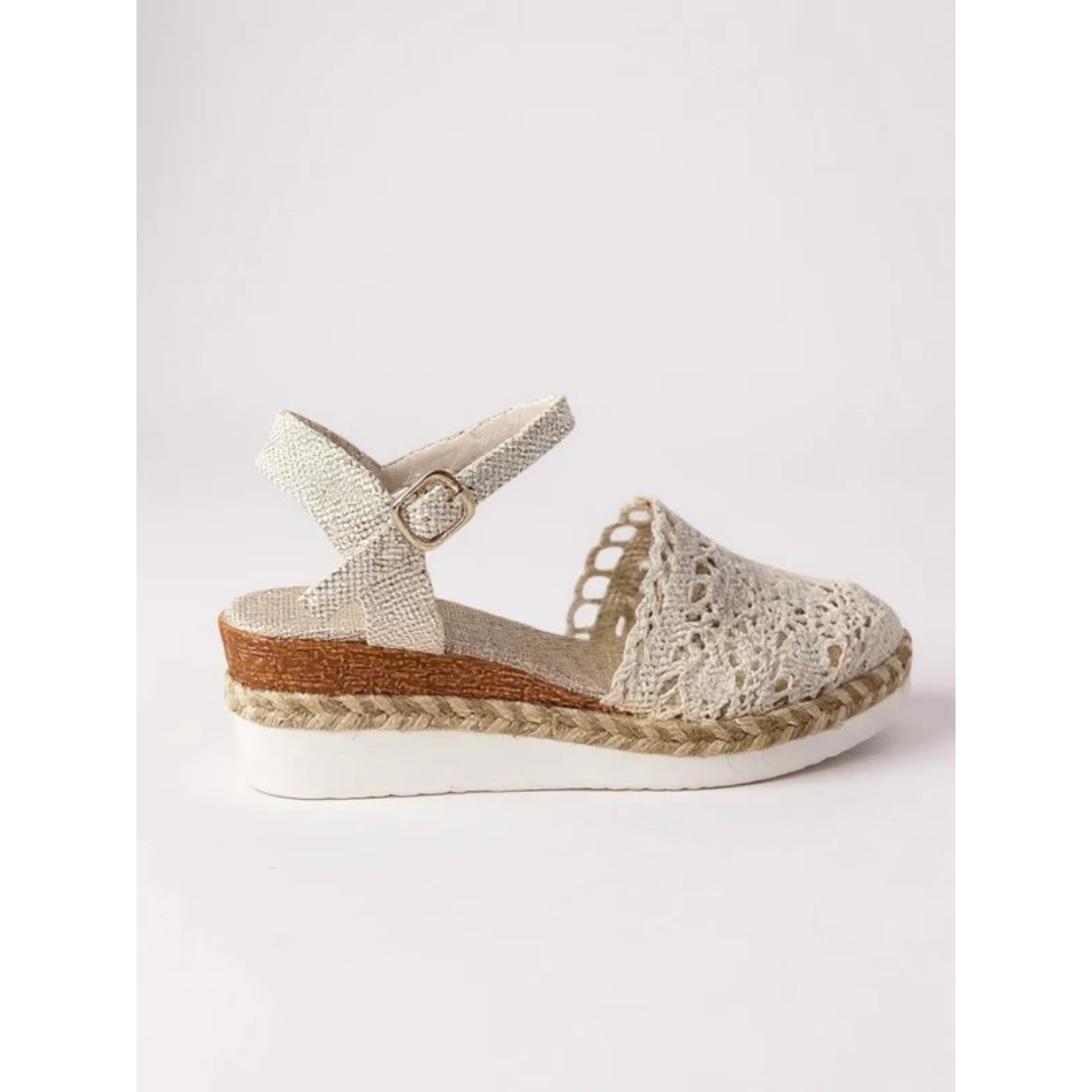 Chiara | Damen Elegant Sandalen Keilabsatz