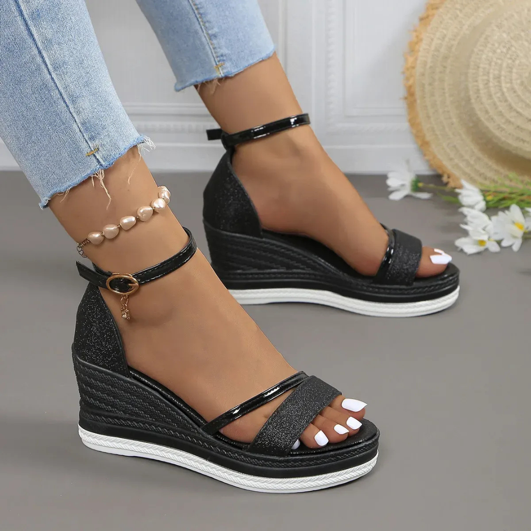 Colette | Damen Sandalen mit Absatz und Riemen