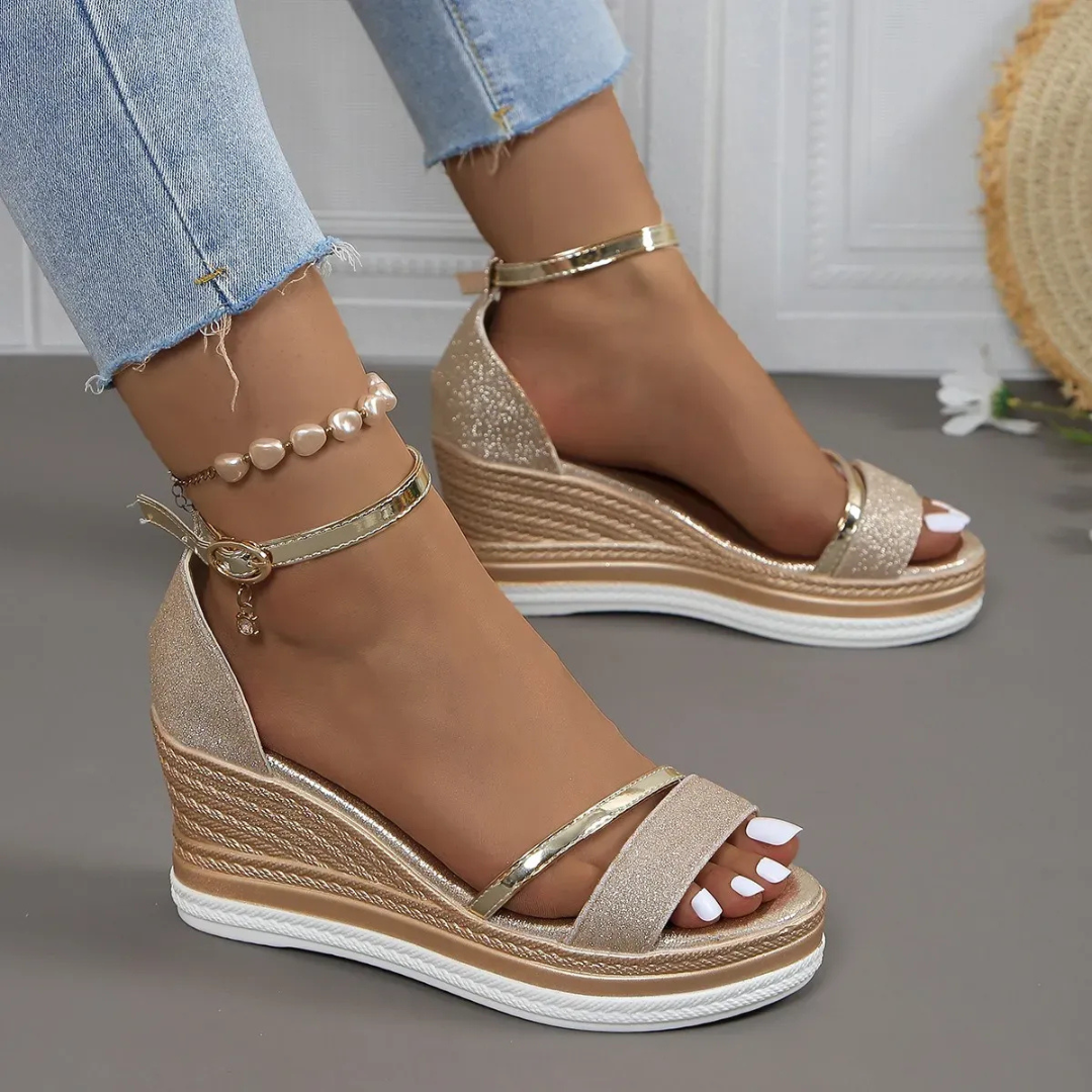 Colette | Damen Sandalen mit Absatz und Riemen